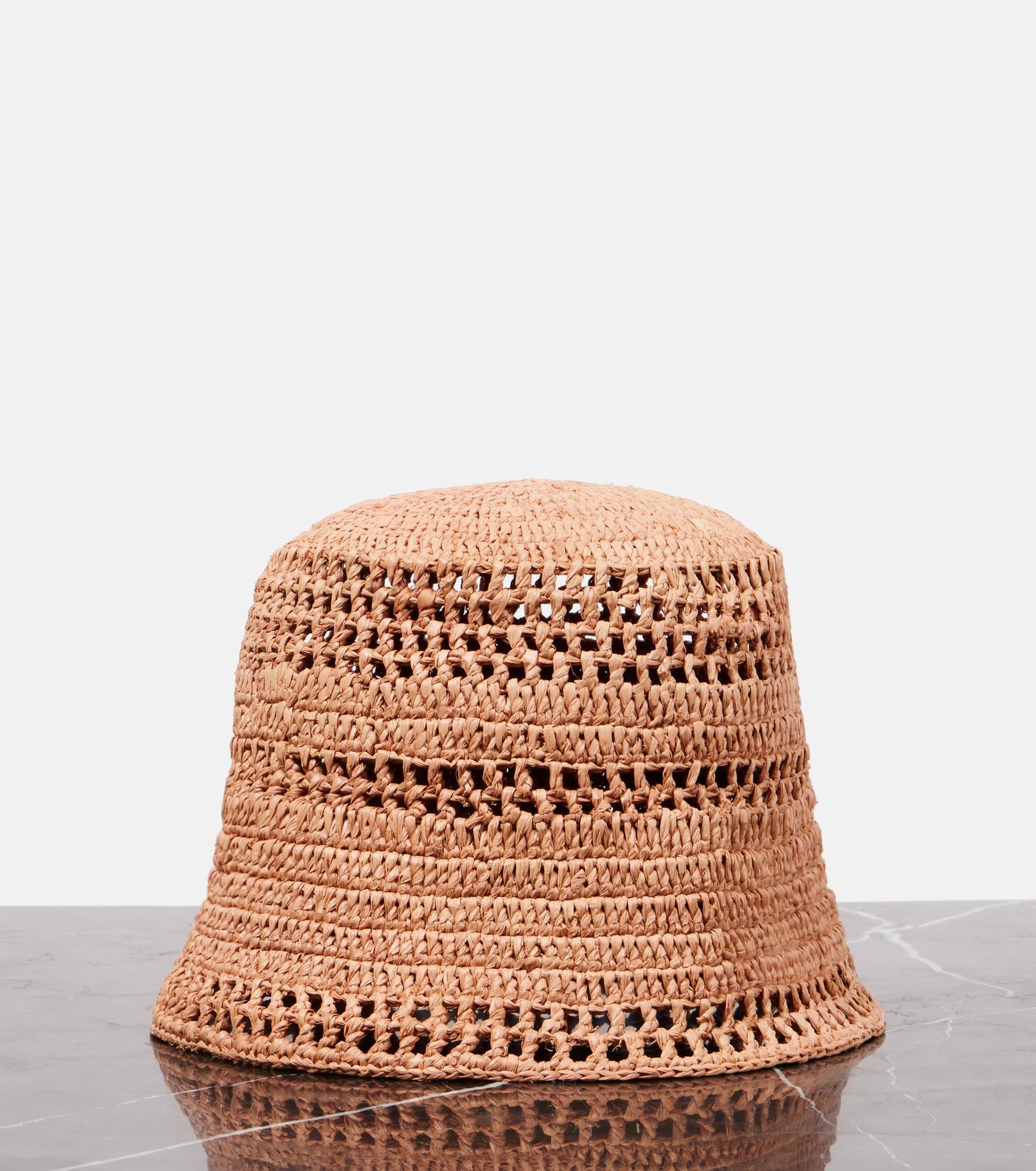 Sunset raffia bucket hat - 4