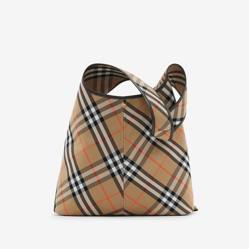 Large Check Shoulder Bag - 1
