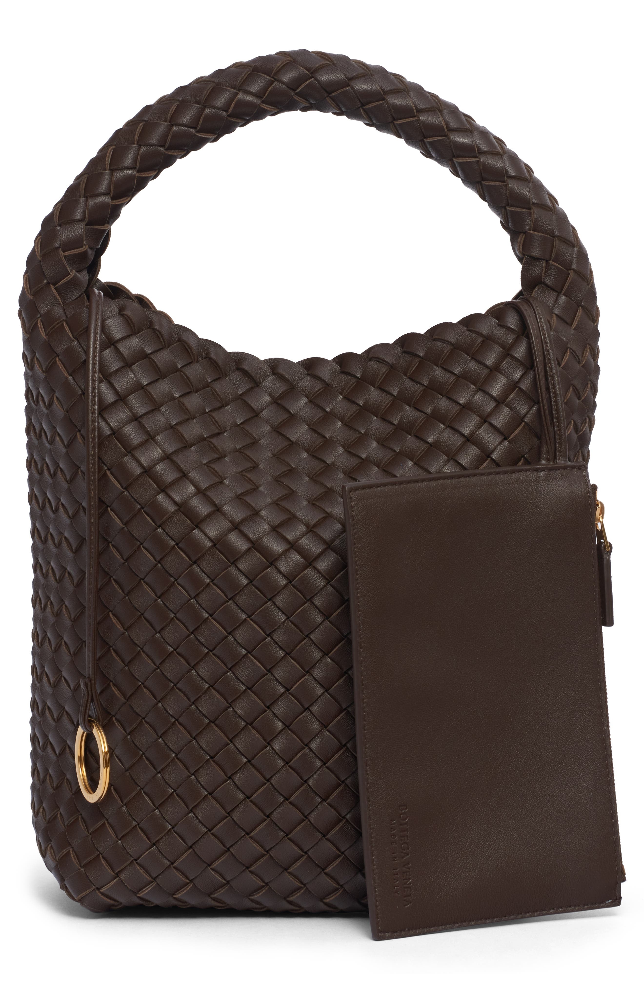 Cabat Intrecciato Leather Top Handle Bag - 3
