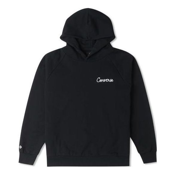 Converse Raglan Elevated Hoodie 'Black' 10024580-A01 - 1