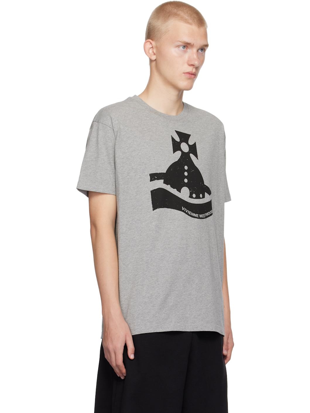Gray Sunken Orb Classic T-Shirt - 2