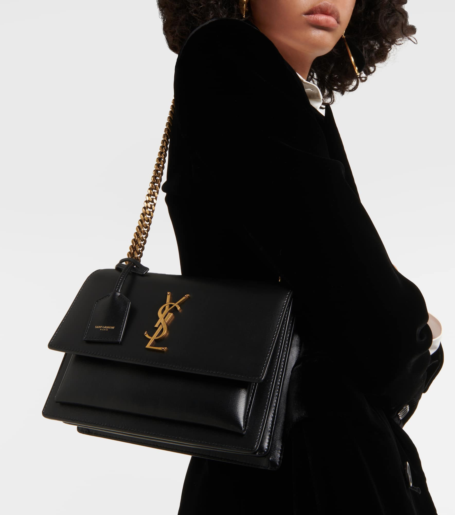 Sunset Medium leather shoulder bag - 7