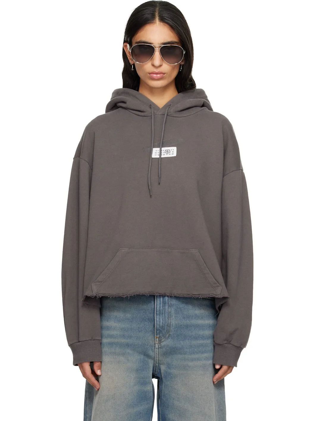 Taupe Relaxed Hoodie - 1