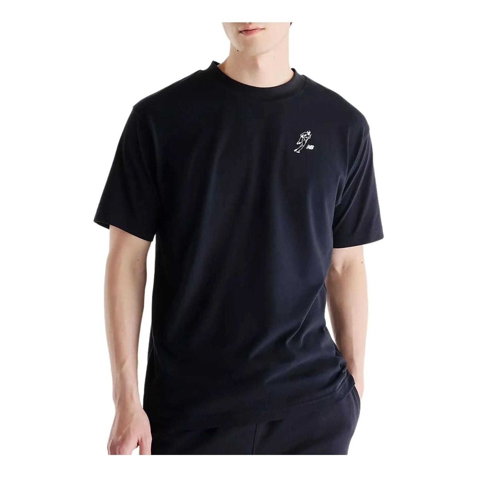 New Balance x Shohei Logo T-Shirt Asia Sizing 'Caviar' MT6224FCBK - 1