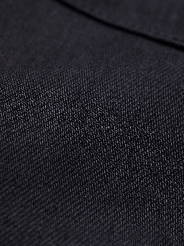 George Selvage Denim Shirt Dry Black - 7