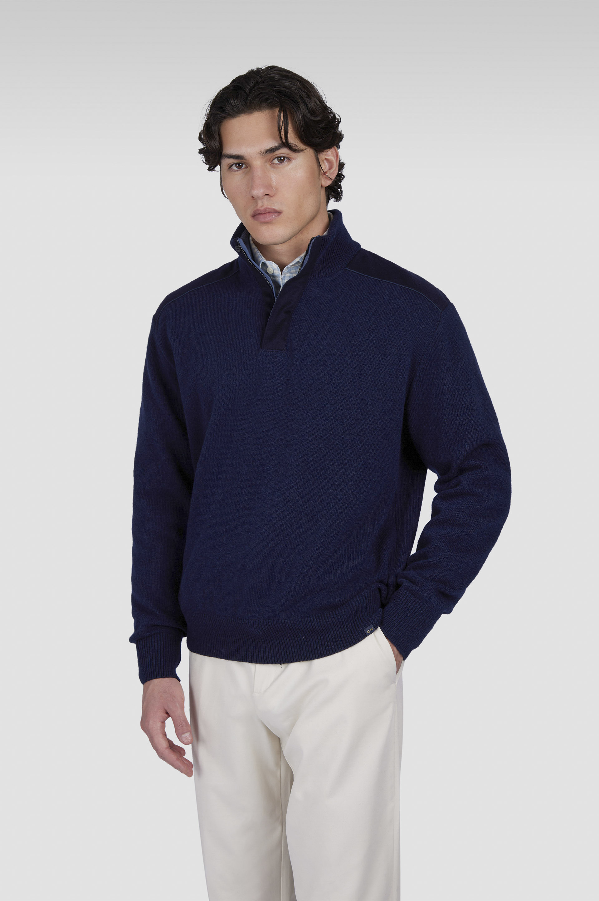 TYPHOON® PLATINUM WOOL CASHMERE HALF ZIP SWEATER - 7