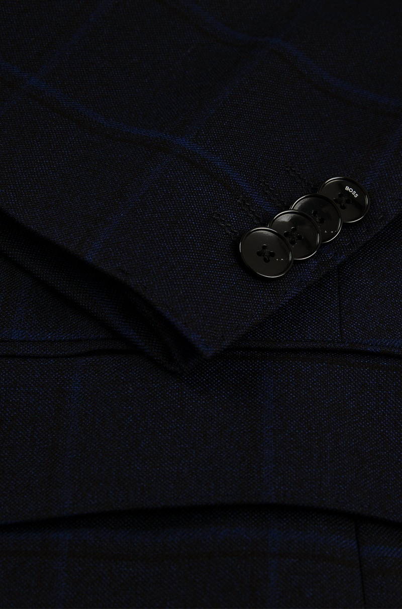SLIM-FIT SUIT IN CHECKED WOOL 10