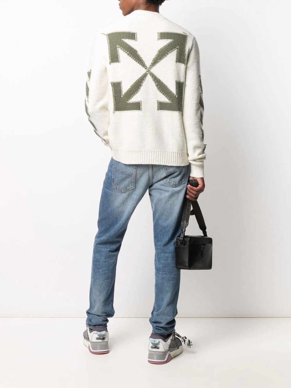 Arrows motif knitted jumper - 2