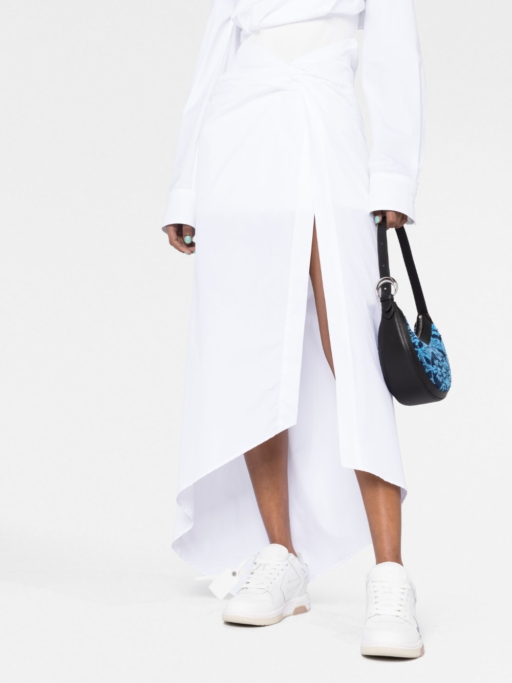 one-shoulder asymmetric dress - 3