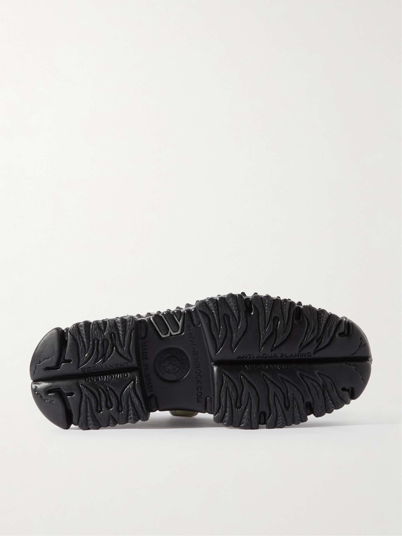 + New Rock Embellished Camouflage-Print Leather Platform Sneakers - 3