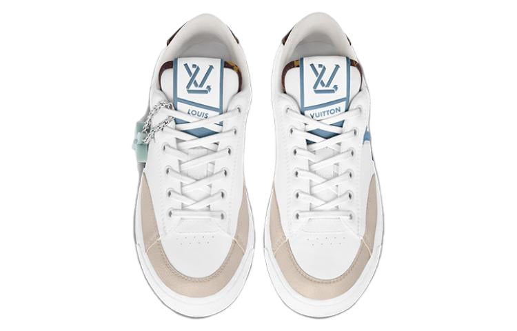 (WMNS) LOUIS VUITTON Charlie Sneakers 'Blue Beige' 1ABYV8 - 3