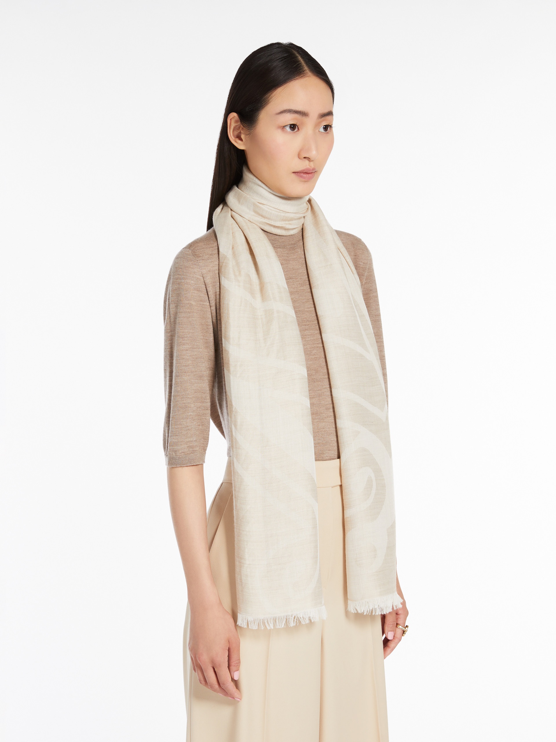 FALDA Silk, cashmere and wool stole - 4