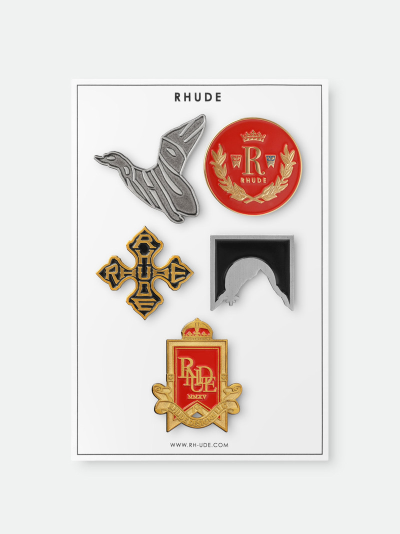 RHUDE ENAMEL PIN SET - HOLIDAY EDITION 1