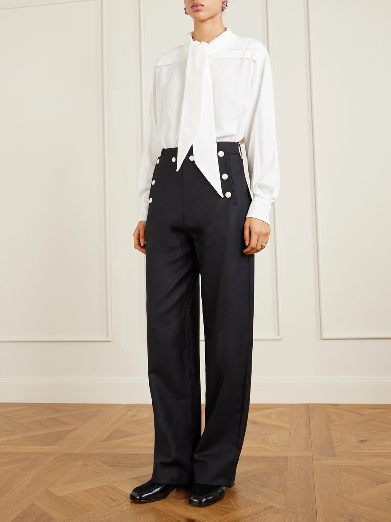 S.S.DALEY Elspeth Pussy-bow Silk Shirt outlook