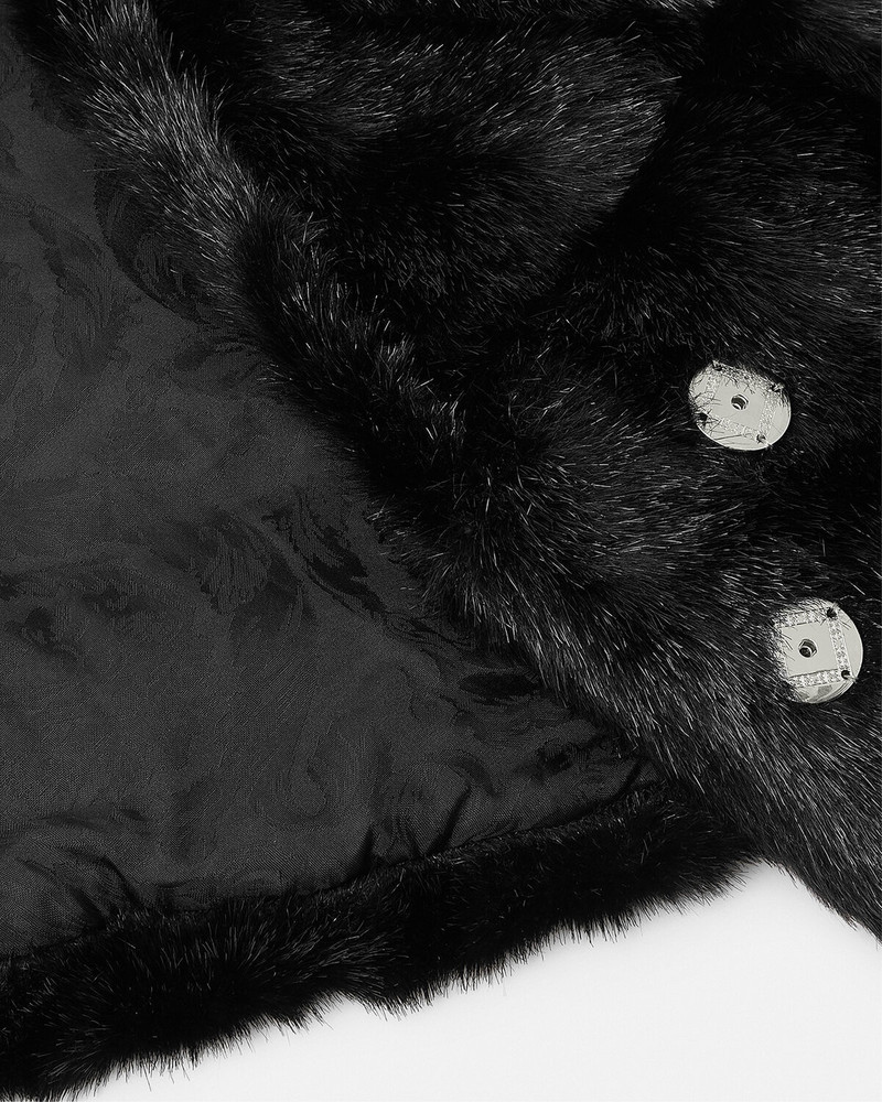 Faux-Fur Cape Stole 6