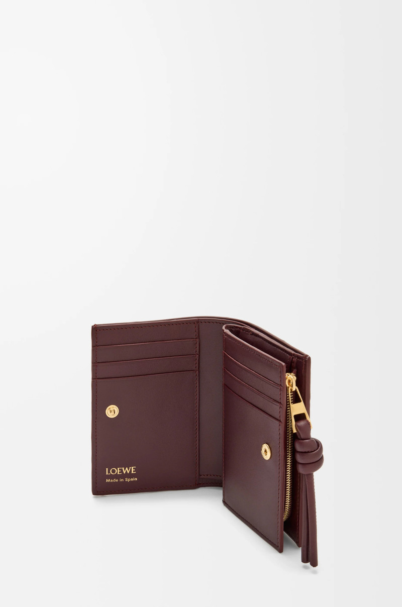 Knot compact wallet in eel 3