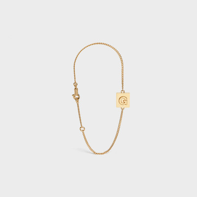 CELINE Alphabet G Bracelet in Brass outlook