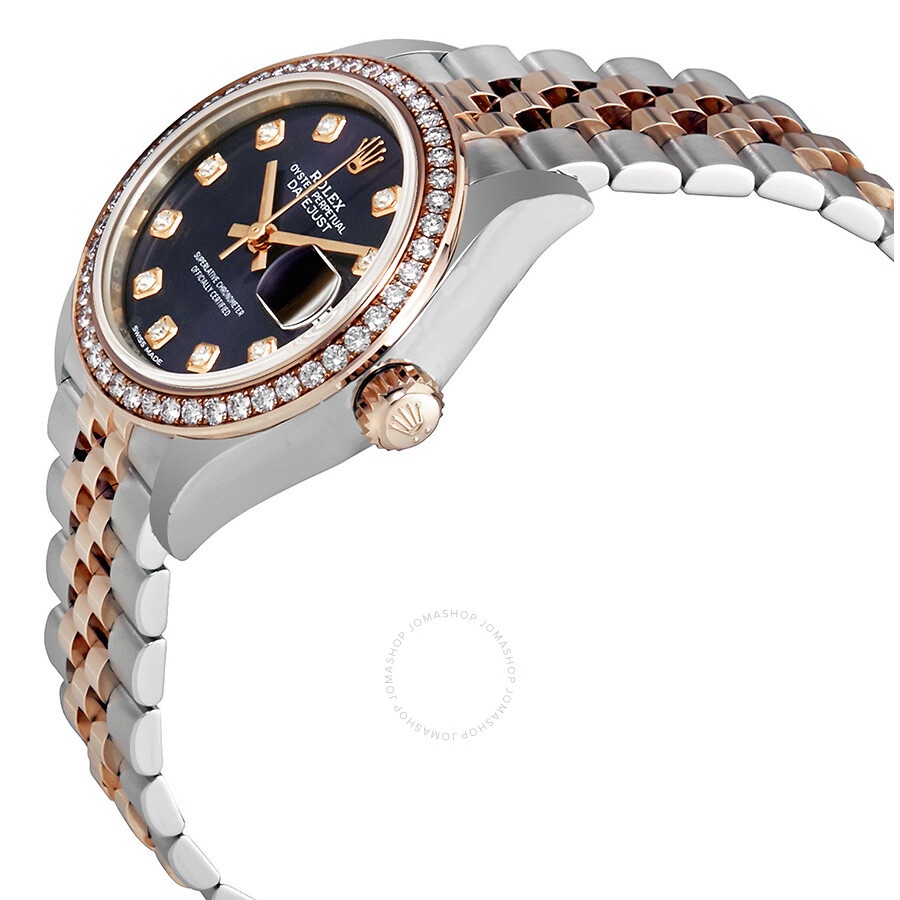 Rolex Lady Datejust Aubergine Dial Diamond Automatic Watch 279381OBDJ - 2