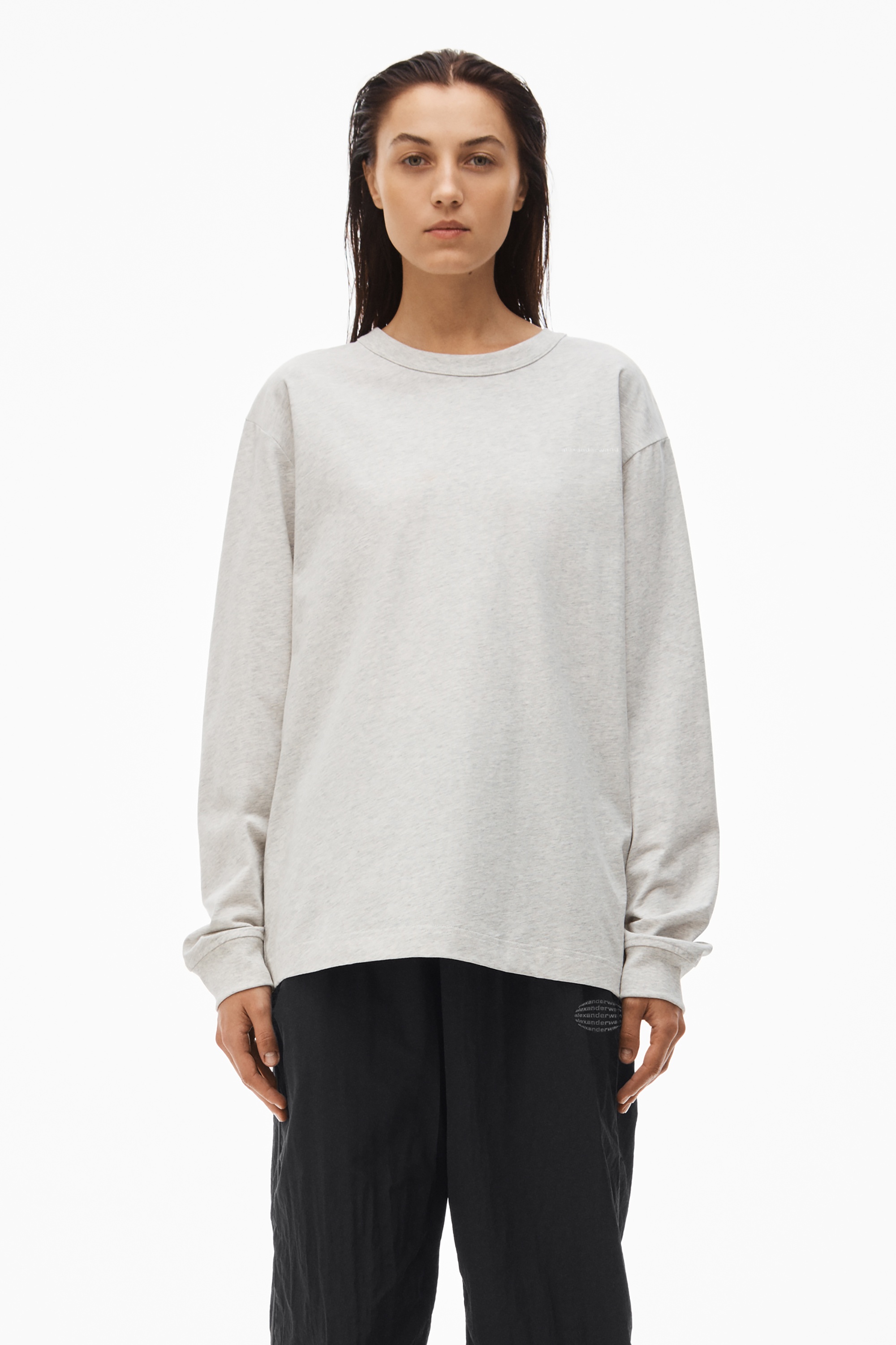 LONG-SLEEVE TEE IN HIGH TWIST JERSEY - 2