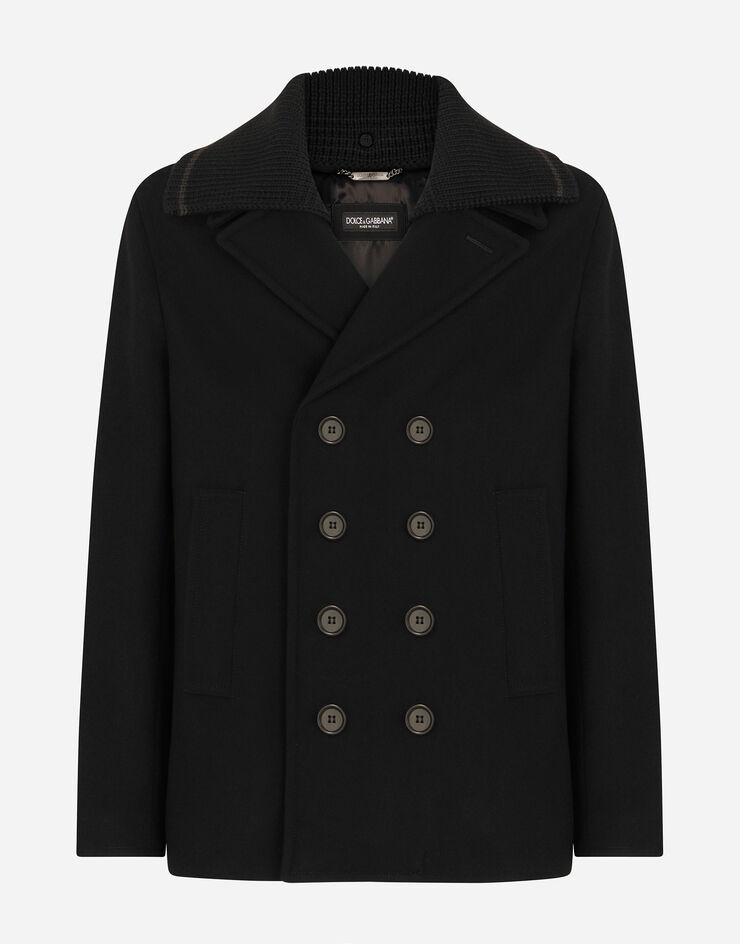 Wool and cashmere peacoat - 1