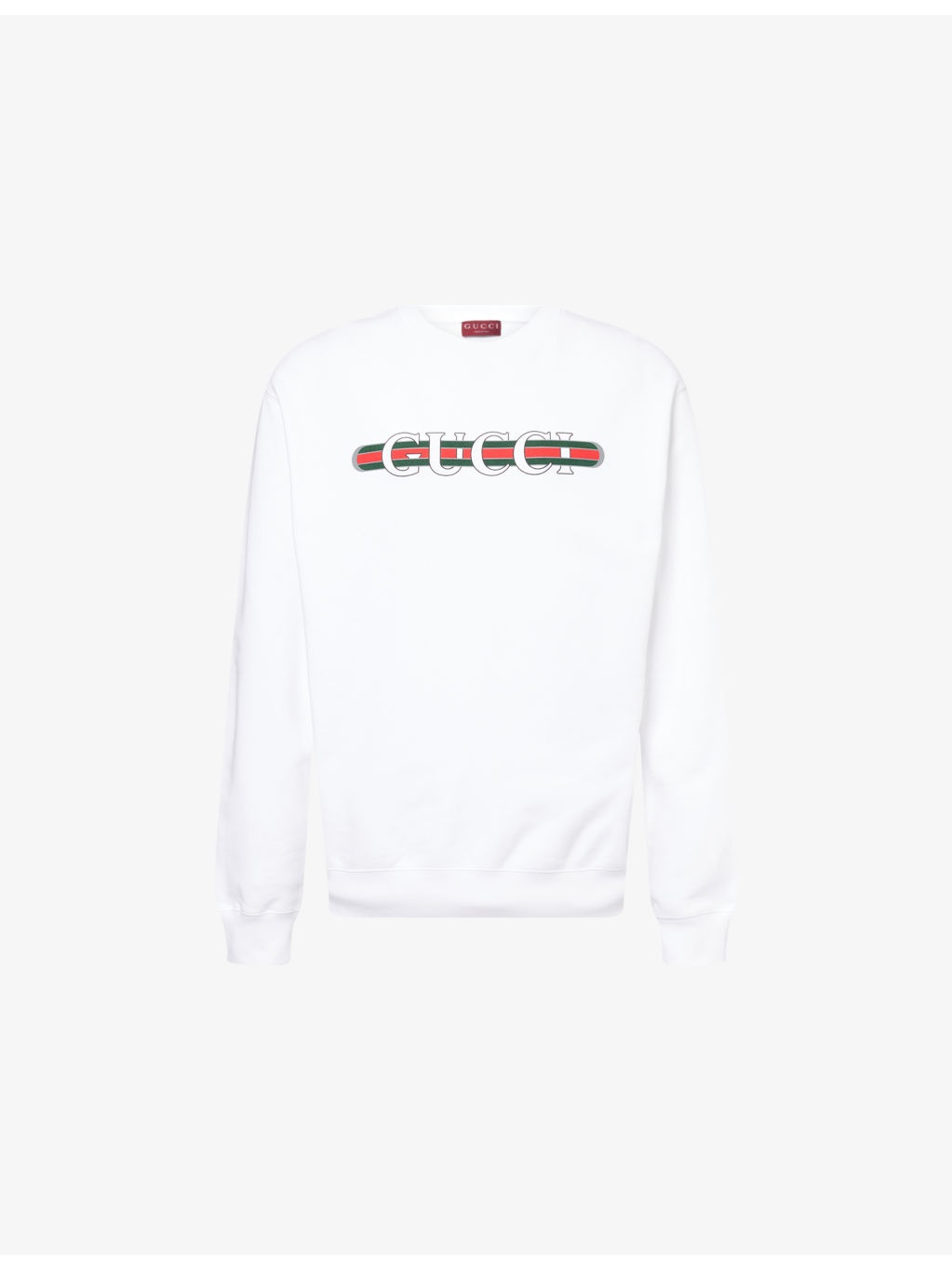 Logo-Print Relaxed-Fit Cotton-Jersey Sweatshirt - 1