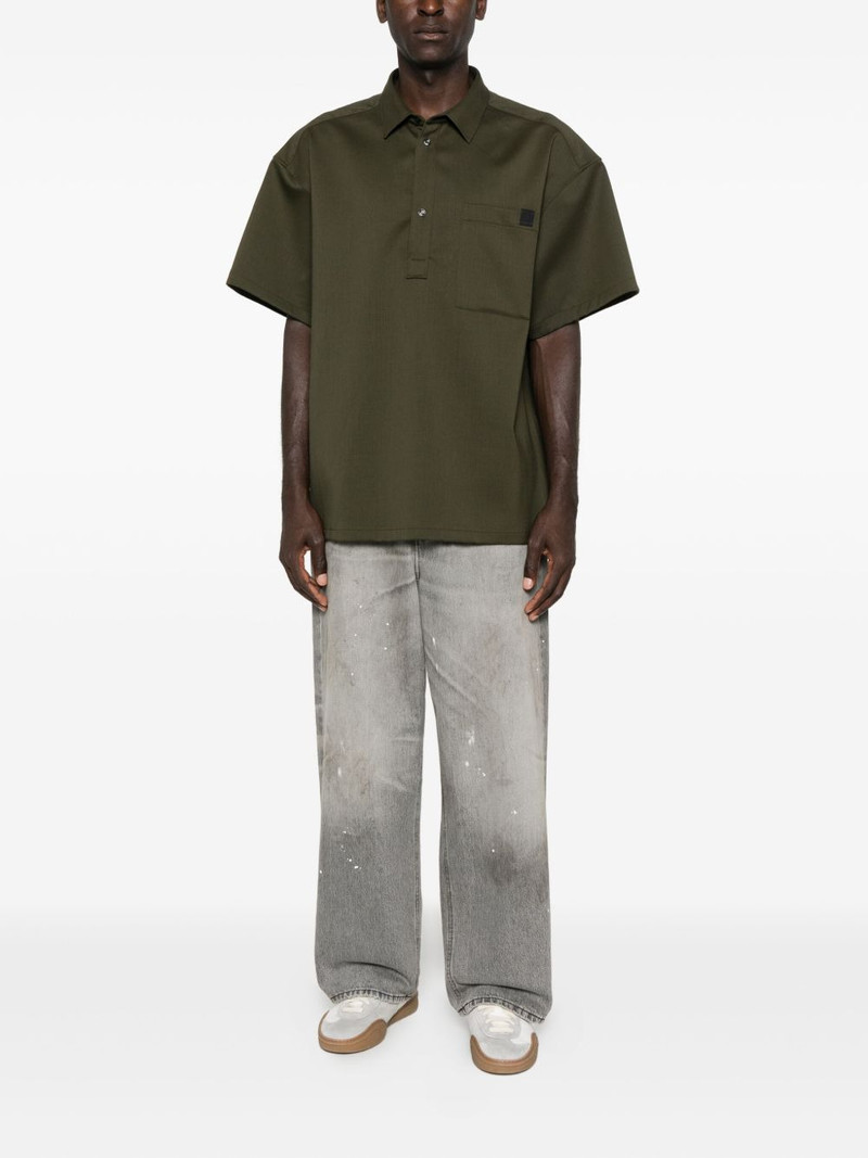 DARKPARK patch-pocket short-sleeve polo shirt outlook