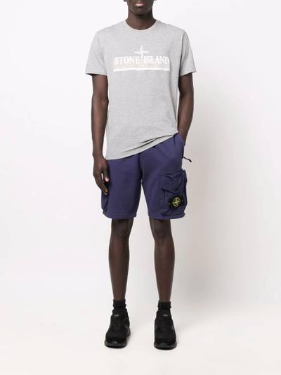 Stone Island Compass-patch track shorts outlook