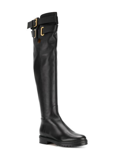 Valentino strap knee high boots outlook