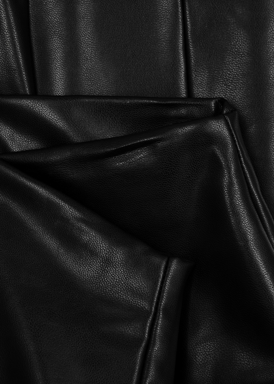 Spat faux leather flared leggings - 5