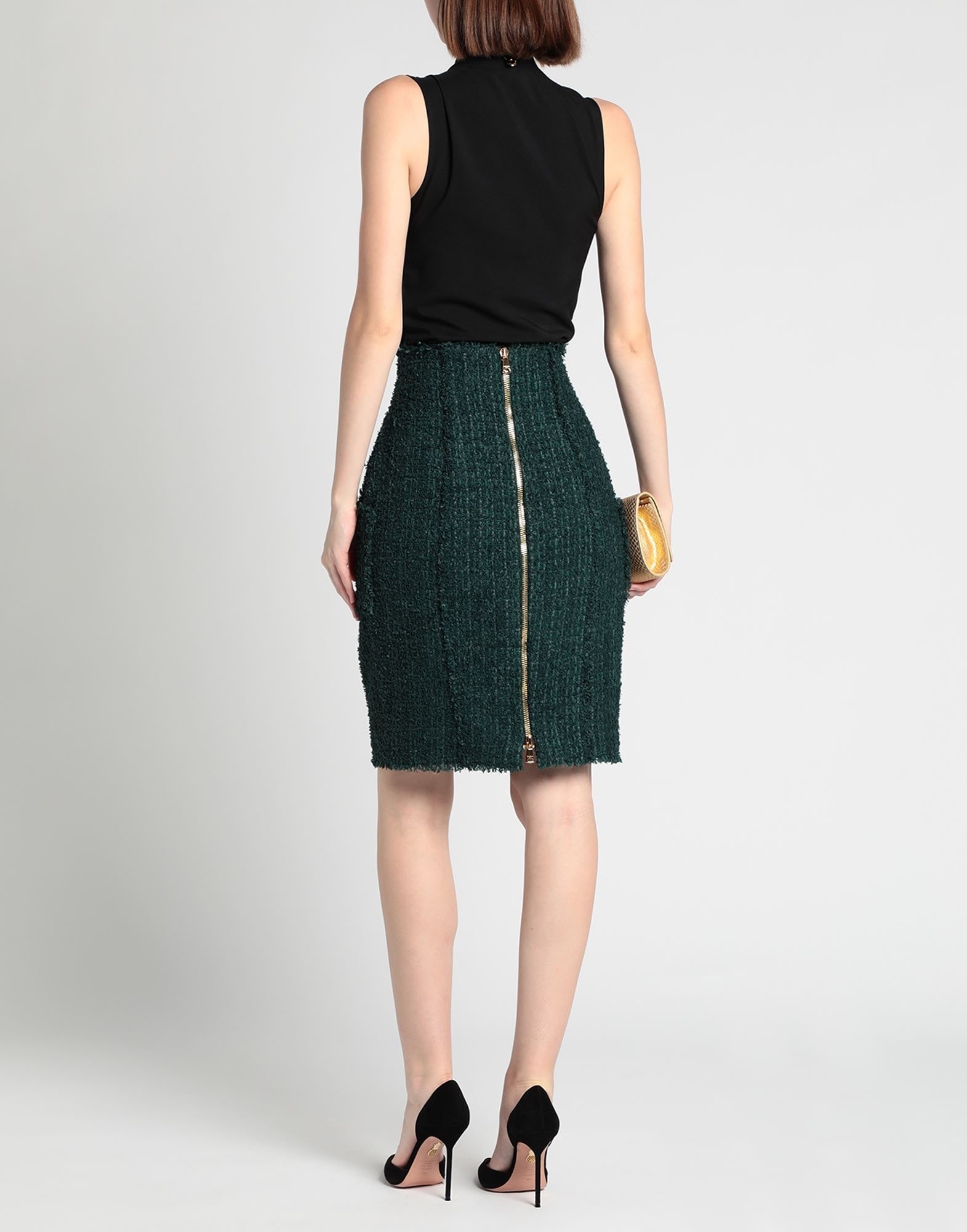 Green Women's Midi Skirt - 4