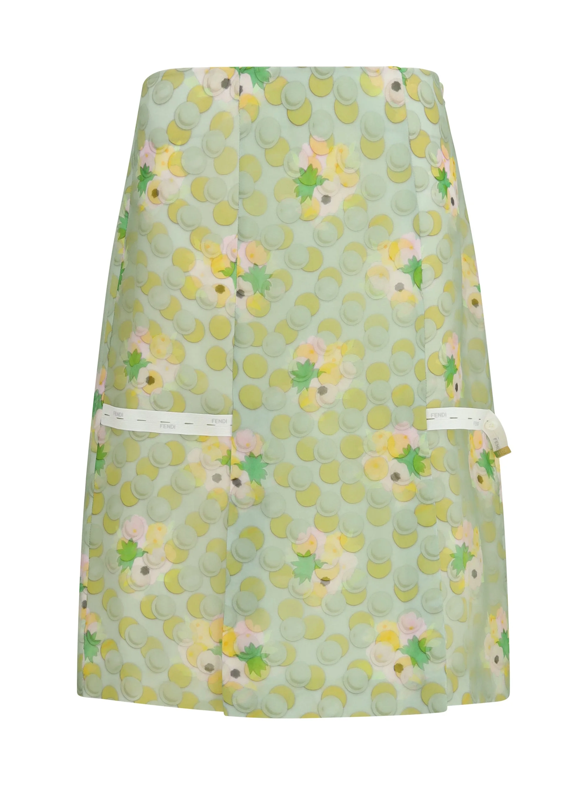 Fendi Bouquet Organza Skirt - 1