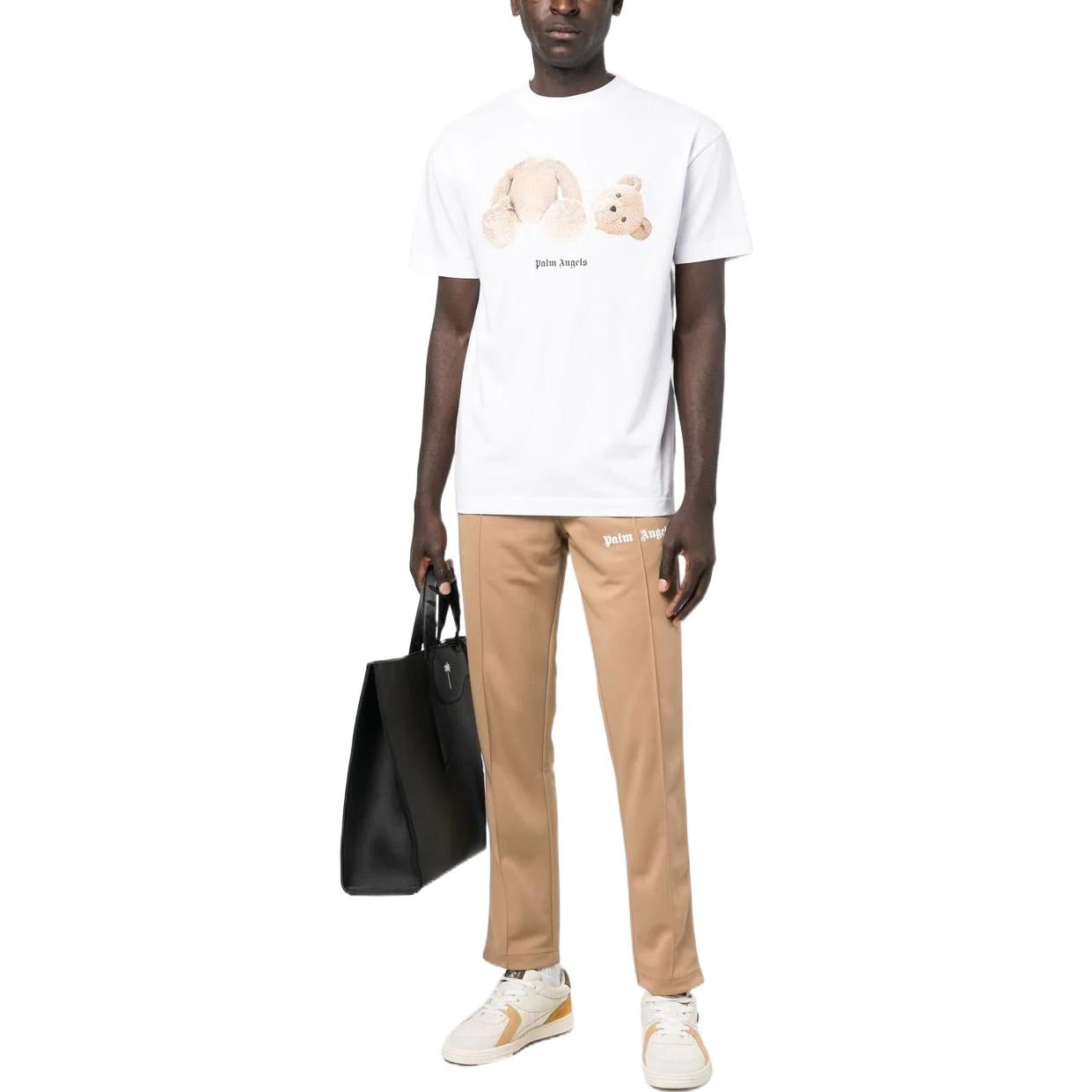 Palm Angels FW22 Kill The Bear T-Shirt 'White Brown' PMAA001C99JER0140160 - 3