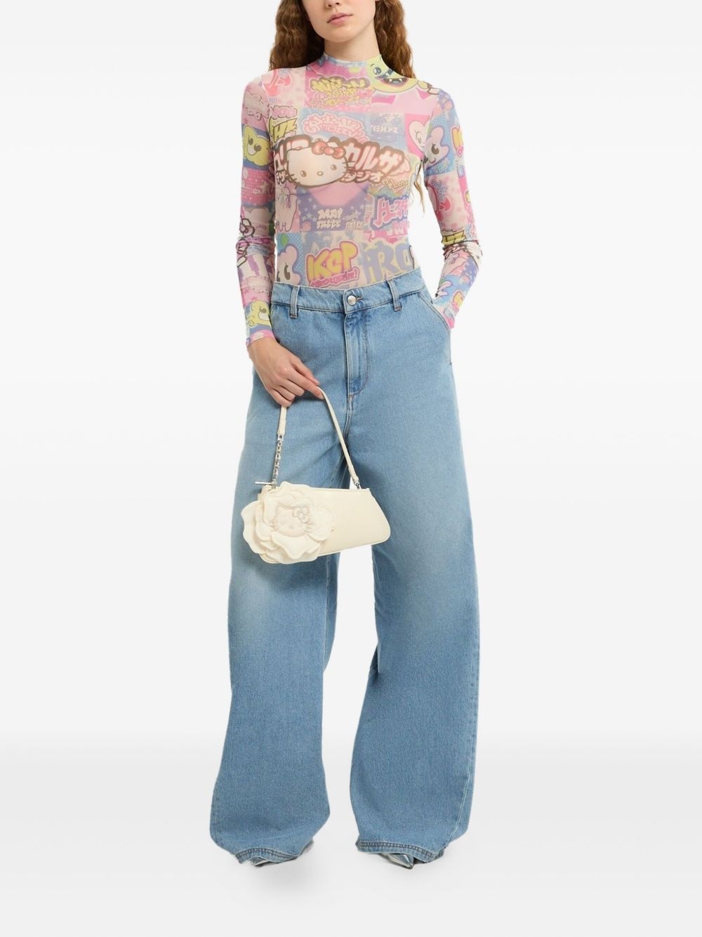 stonewashed jeans - 2
