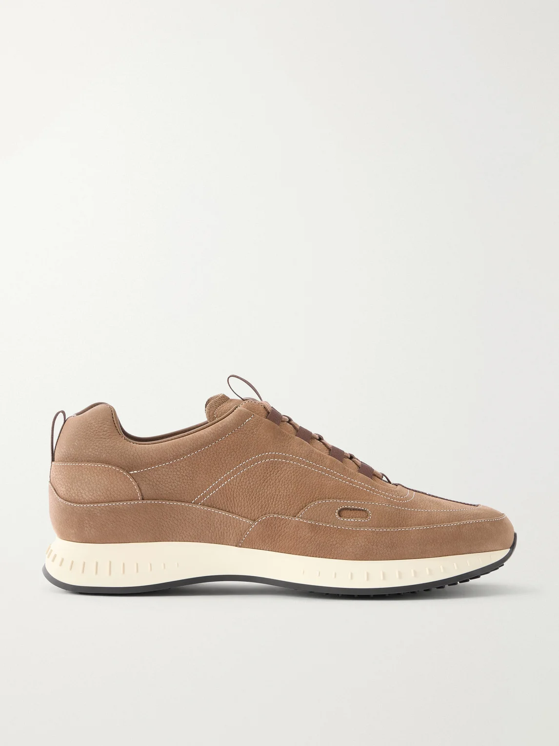 Laced Stream Nubuck Sneakers - 1