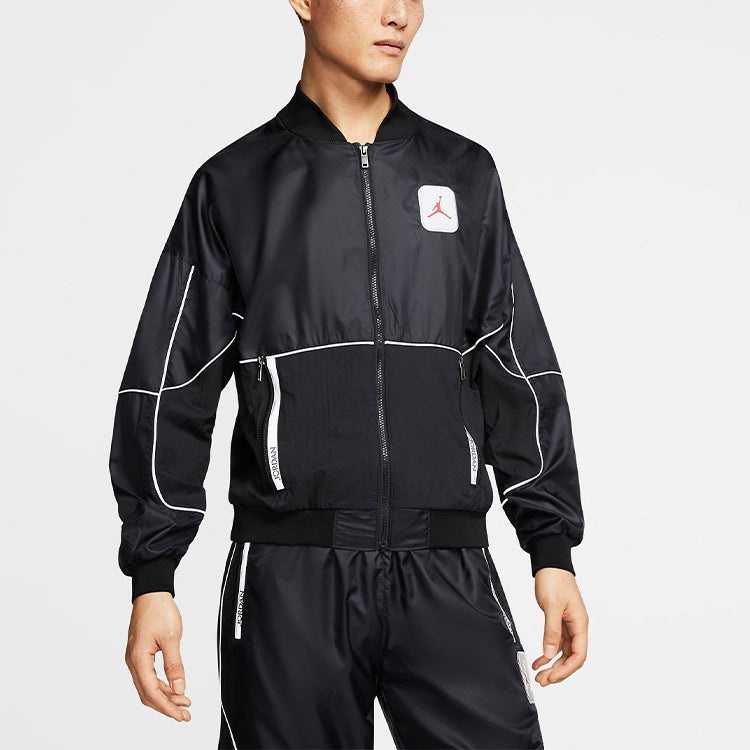 Air Jordan 3m Zipper Reflective Sports Jacket Black CU1667-010 - 3