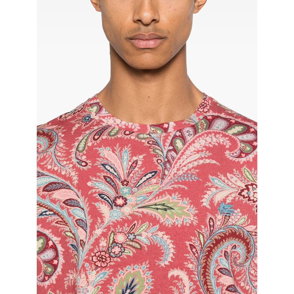 Etro Pink T-Shirts & Vests - T-Shirts Men - 3