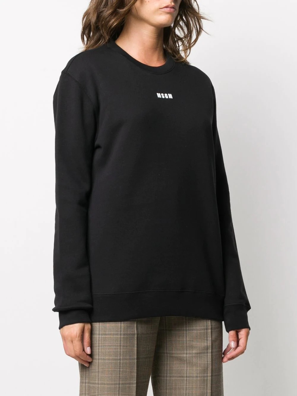 logo print sweatshirt - 3