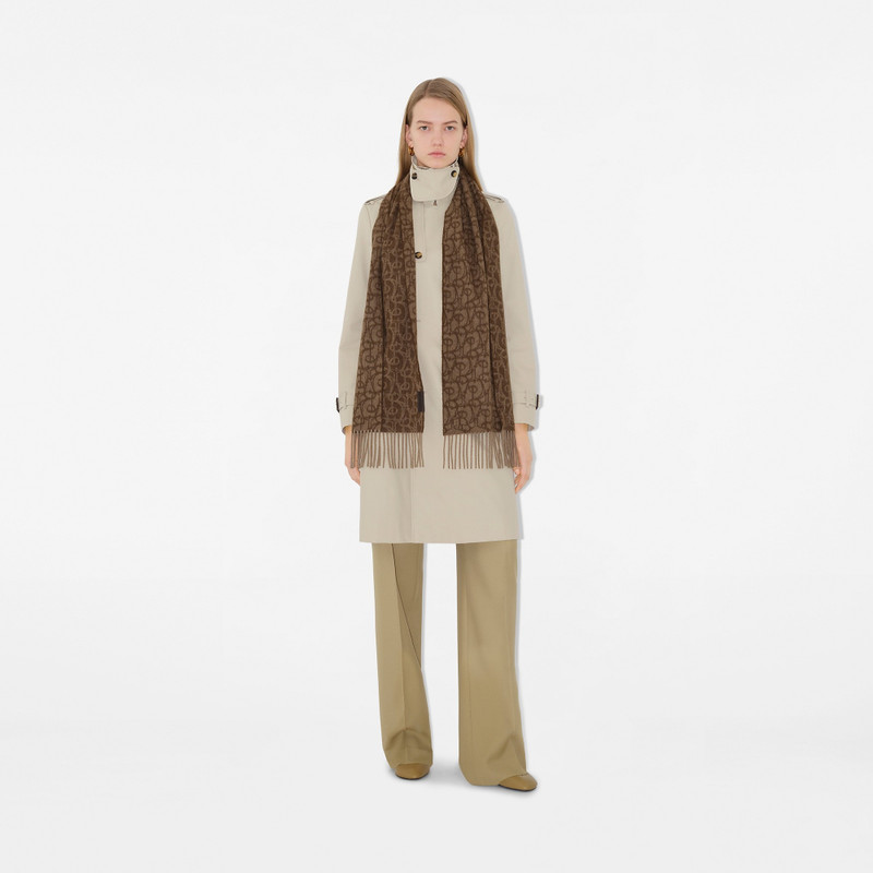 Burberry B Charm Cashmere Scarf outlook