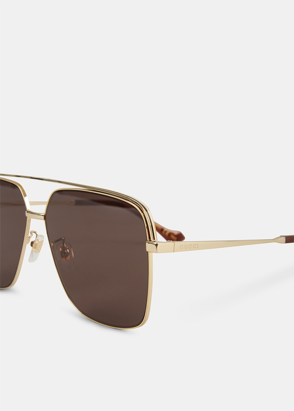 Gold Aviator Sunglasses - 4