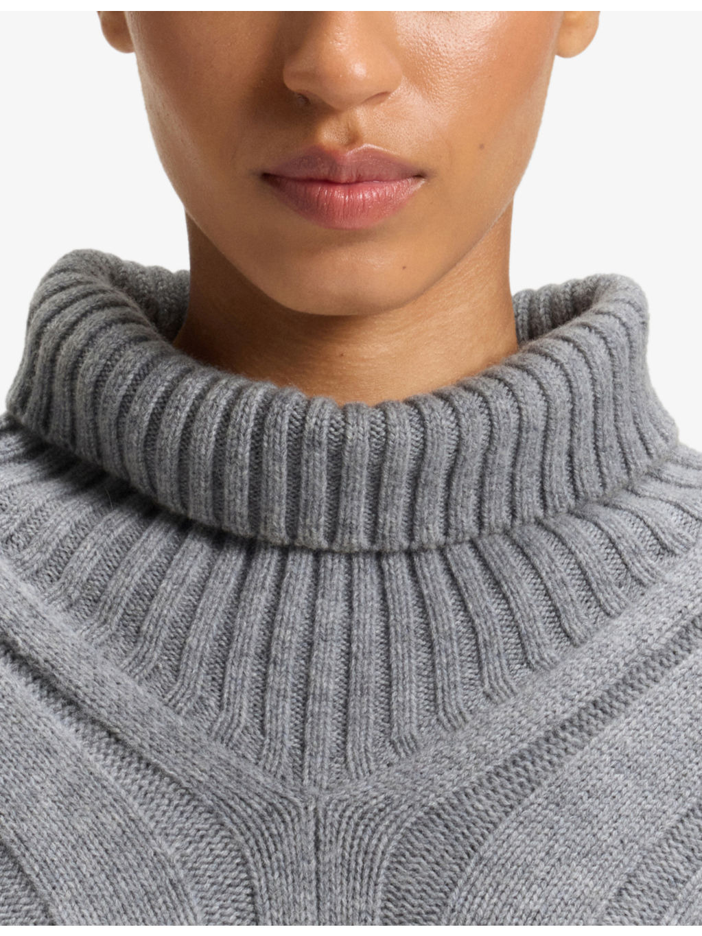 Roll-Neck Long-Sleeve Knitted Wool And Cashmere Jumper - 5