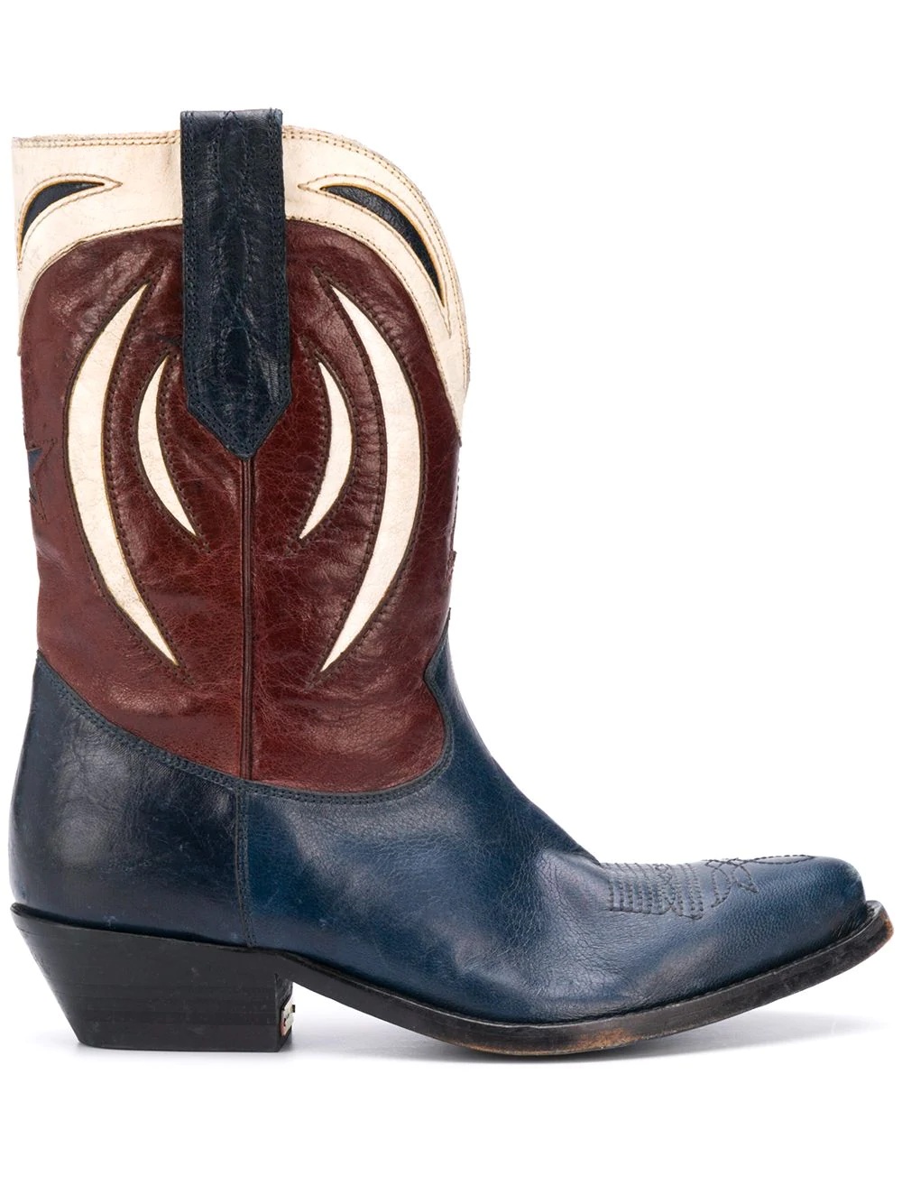 Western-style calf-length boots - 1