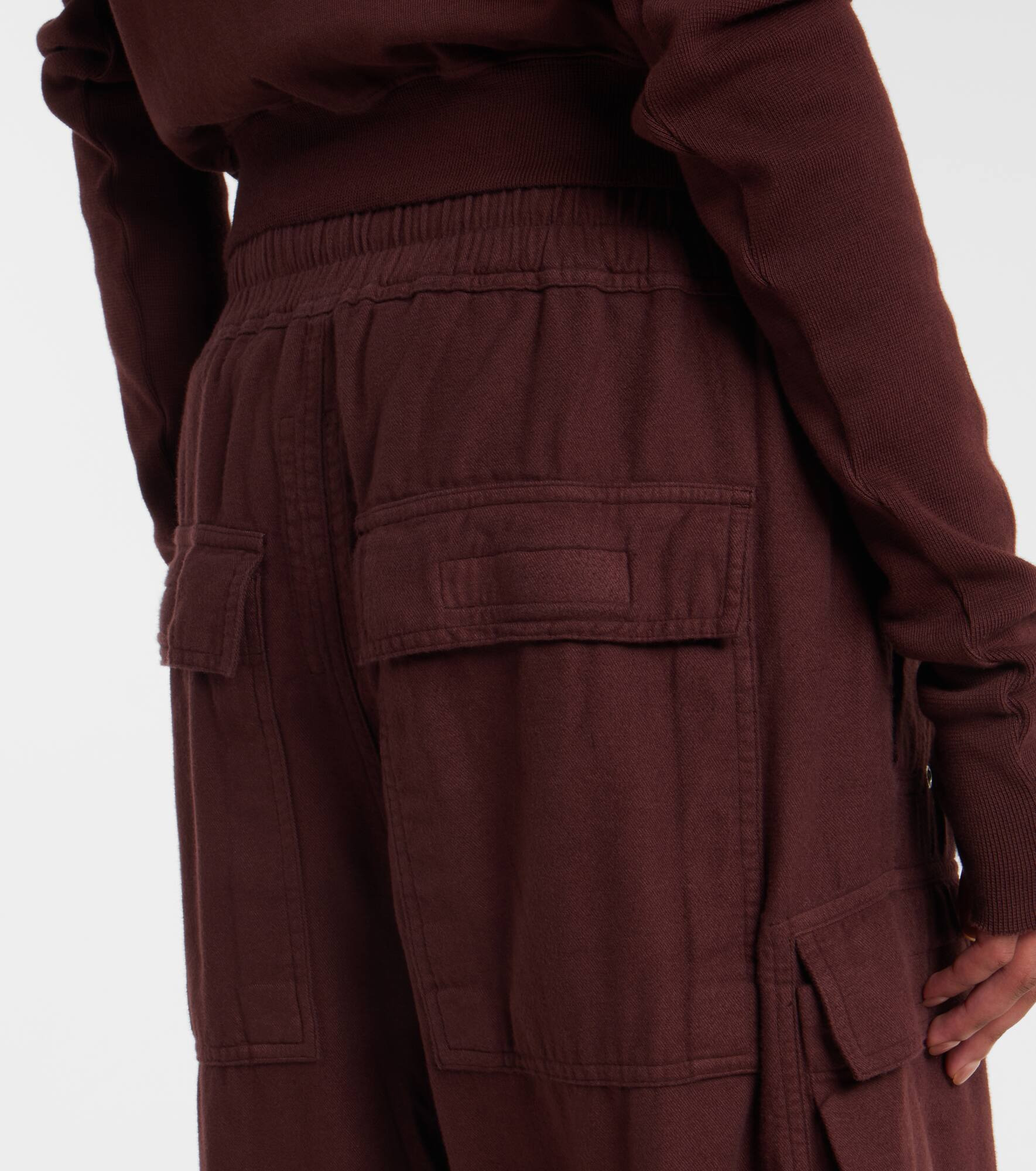 DRKSHDW Jumbo Bela cotton flannel cargo pants - 6
