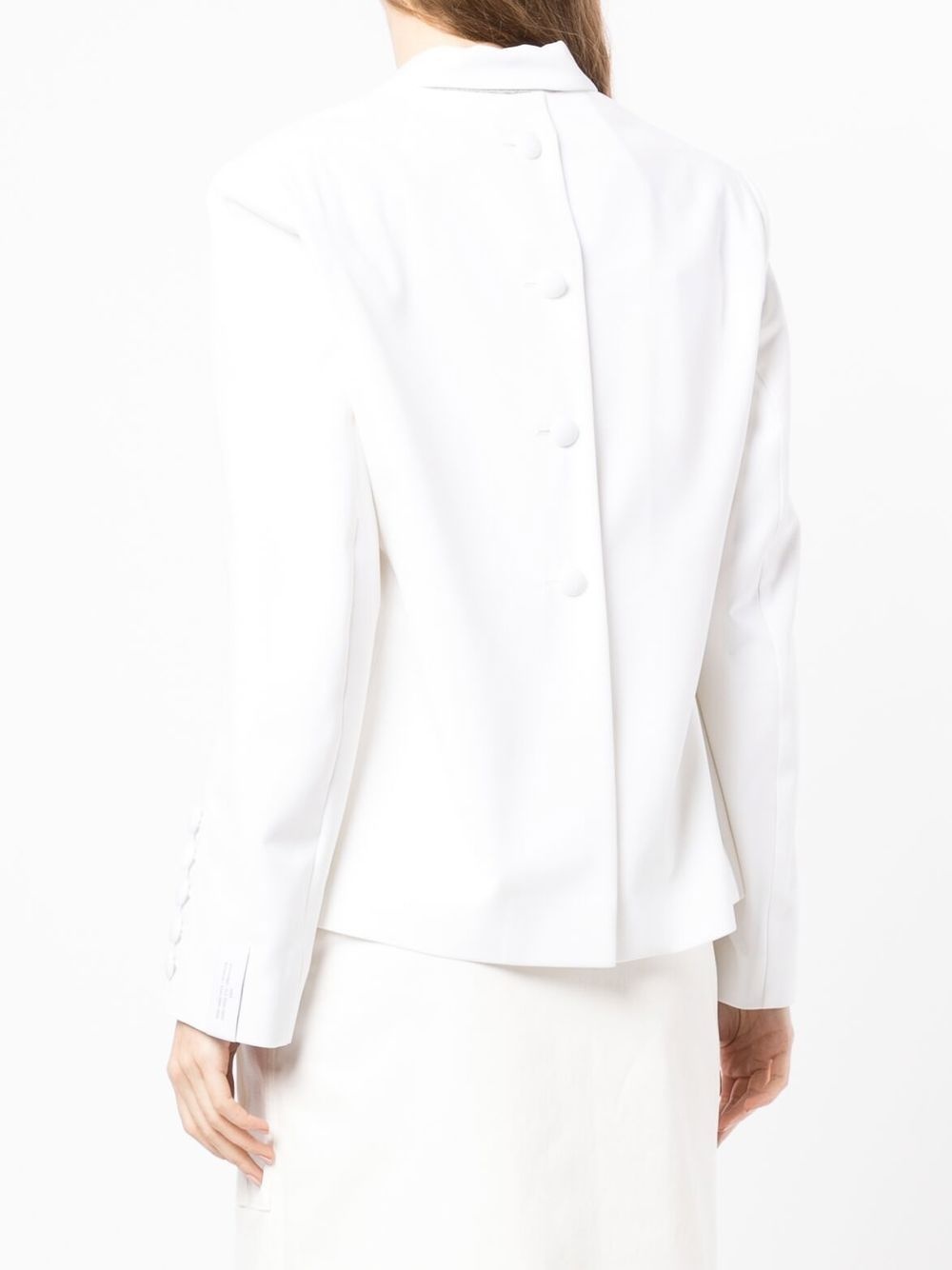 cut out tailored blazer - 4