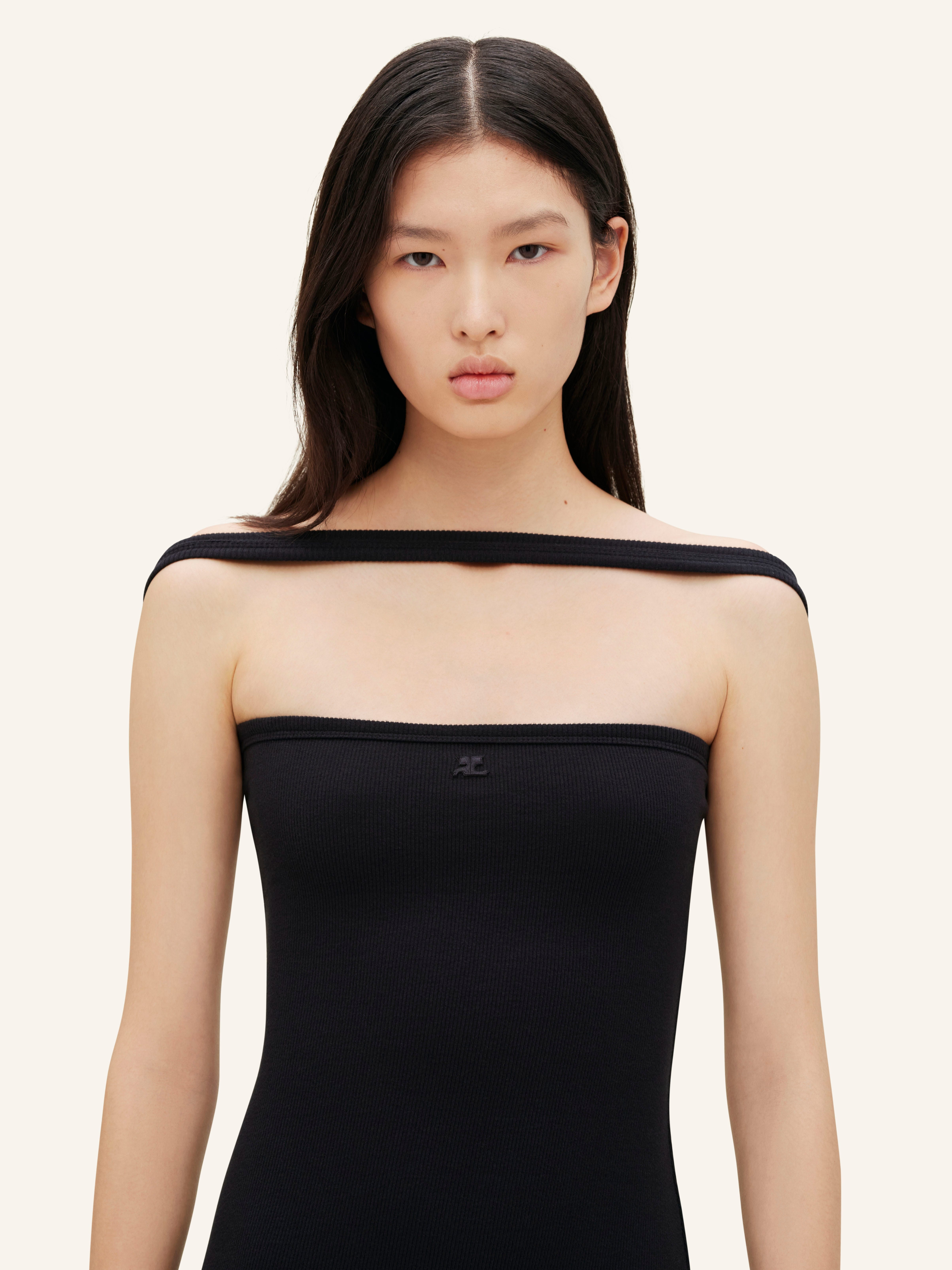 HYPERBOLE 90'S RIB LONG DRESS - 5