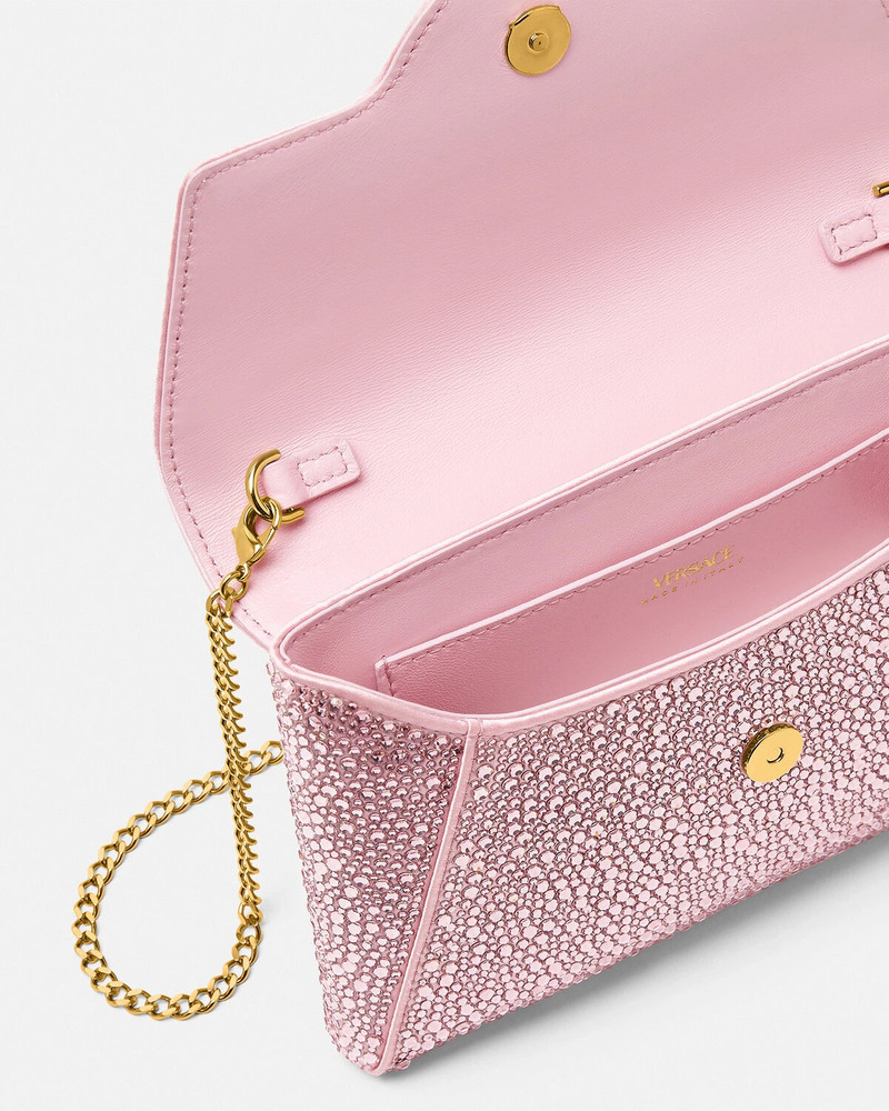 Crystal La Medusa Envelope Clutch 5