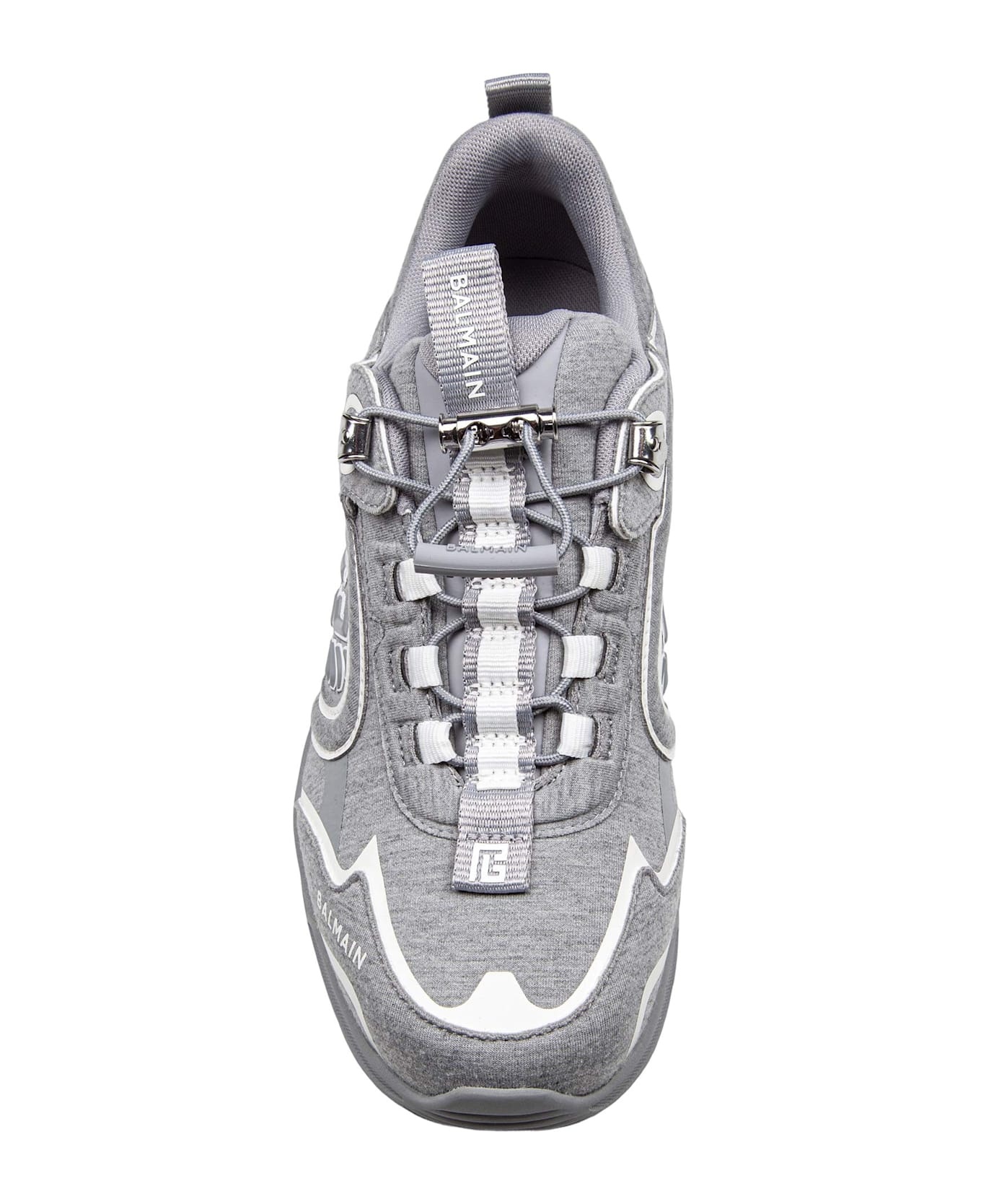 Balmain Cosmic Dust Pile Sneakers Color Grey/white - 3