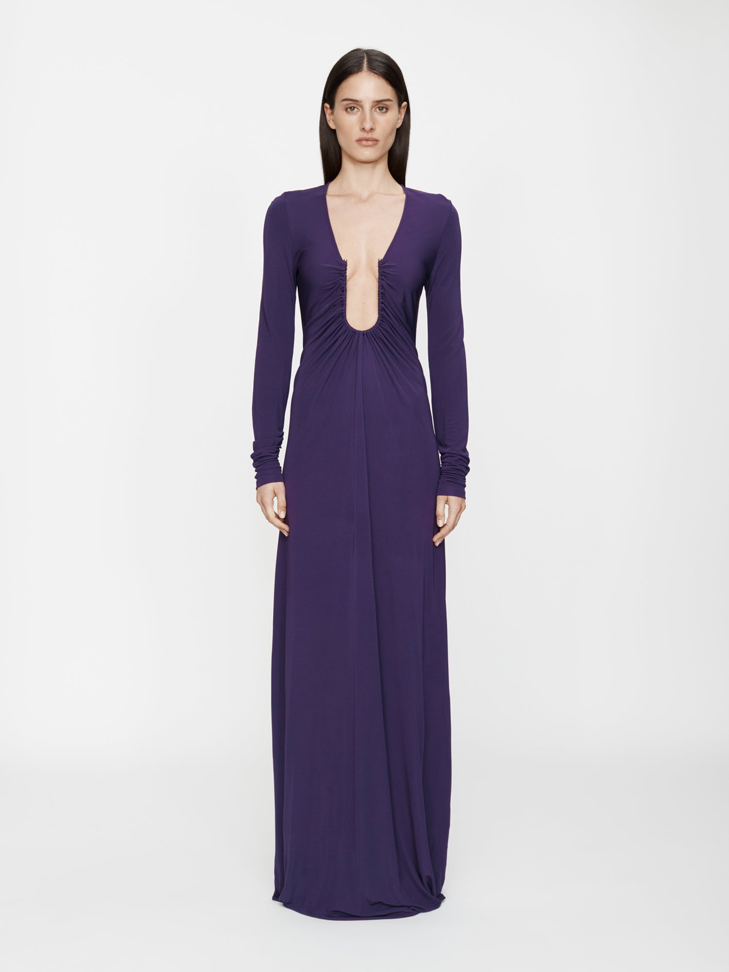 Arced Palm Long Sleeve Dress - 3