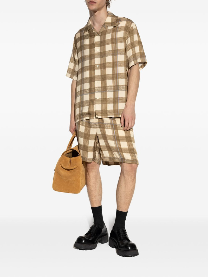 Jil Sander checked shorts outlook