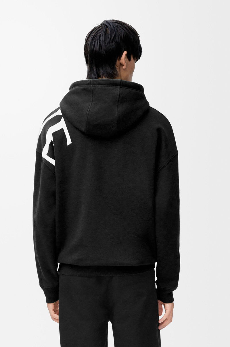 Relaxed fit hoodie in cotton 4