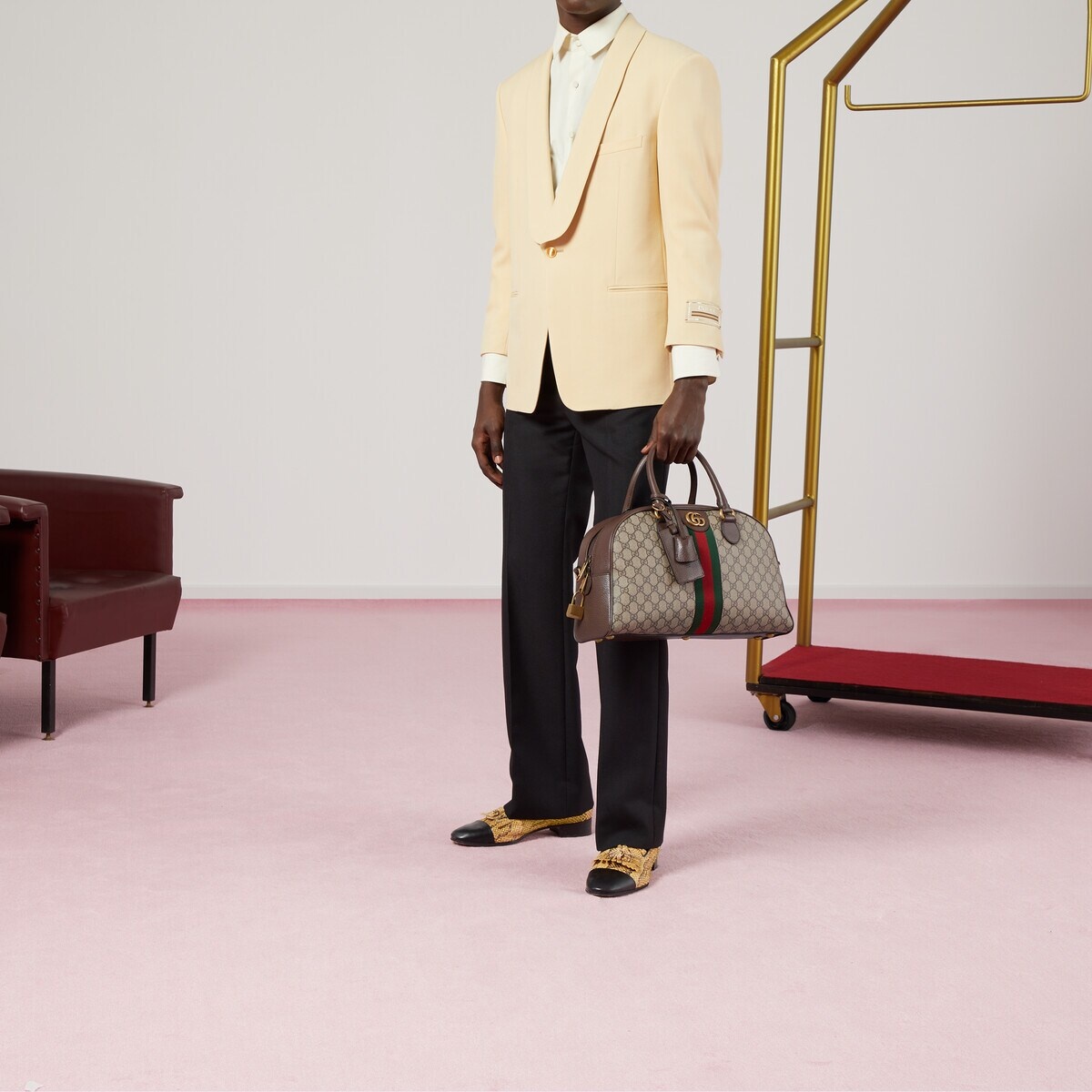 Gucci Savoy medium bowling bag - 5